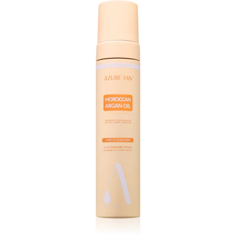 Azure Tan Maroccan Argan Oil önbarnító hab árnyalat Dark To Ultra Dark 200 ml