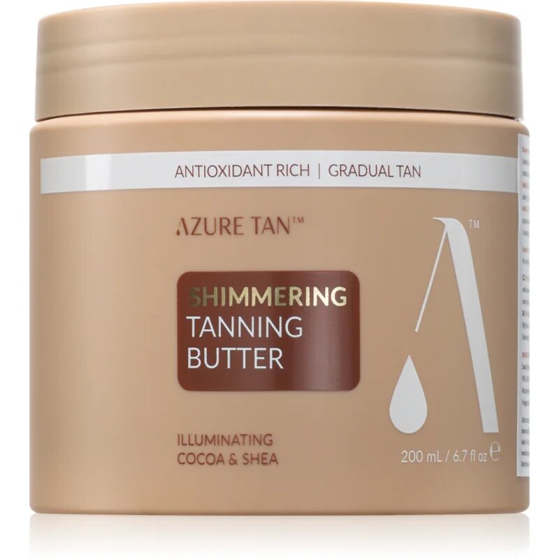 Azure Tan Shimmering tonizáló balzsam testre csillámporral 200 ml