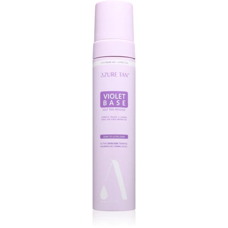 Azure Tan Violet Base önbarnító hab árnyalat Dark To Ultra Dark 200 ml