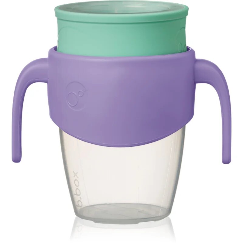 B.Box 360° Trainer Cup gyakorlóbögre fogantyúval Lilac Pop 6m+ 1 db