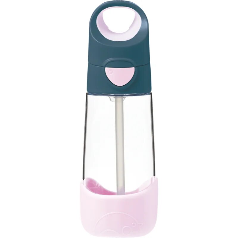 B.Box Bottle with Straw kulacs szívószállal Indigo Pink 1 db