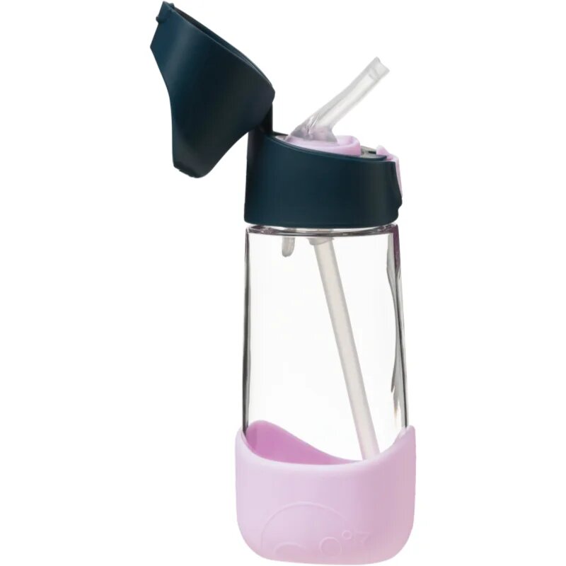 B.Box Bottle with Straw kulacs szívószállal Indigo Pink 1 db
