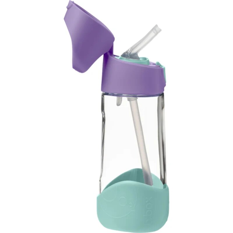 B.Box Bottle with Straw kulacs szívószállal Lilac Pop 1 db