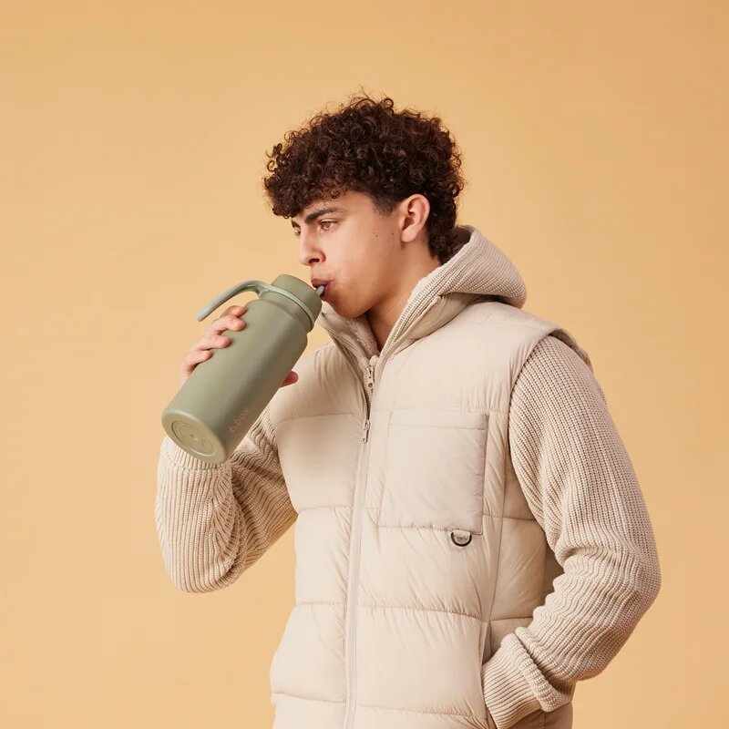 B.Box Insulated Flip Top Bottle termopalack Olive 1 db