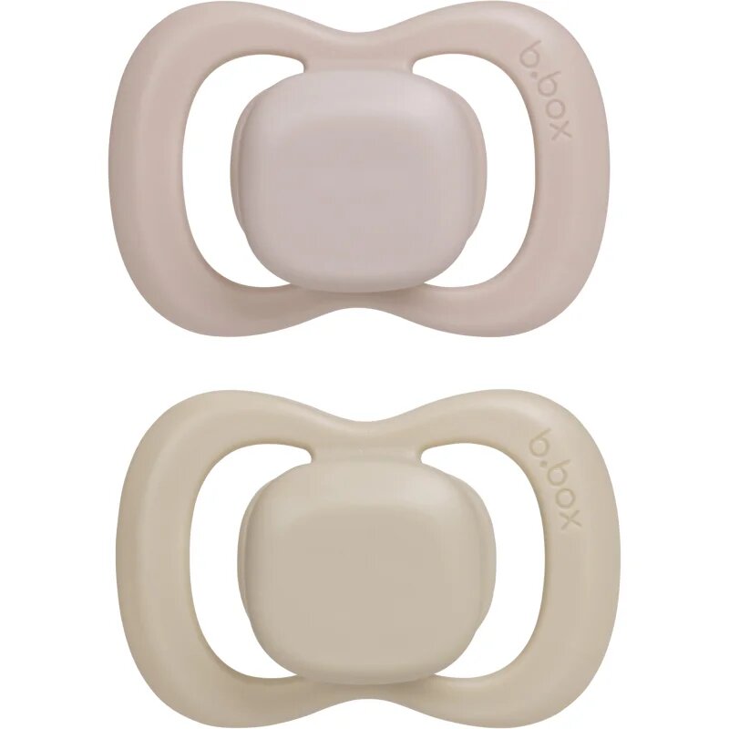 B.Box Silicone 6m+ cumi Blush/Latte 2 db