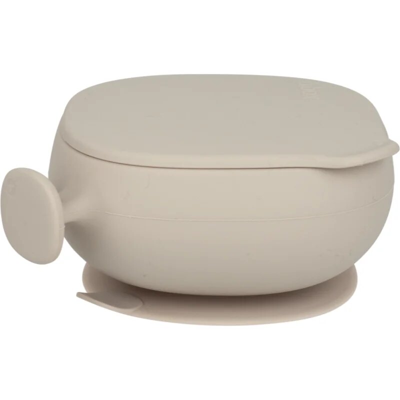 B.Box Silicone Bowl szilikon tálka kupakkal Beige 300 ml