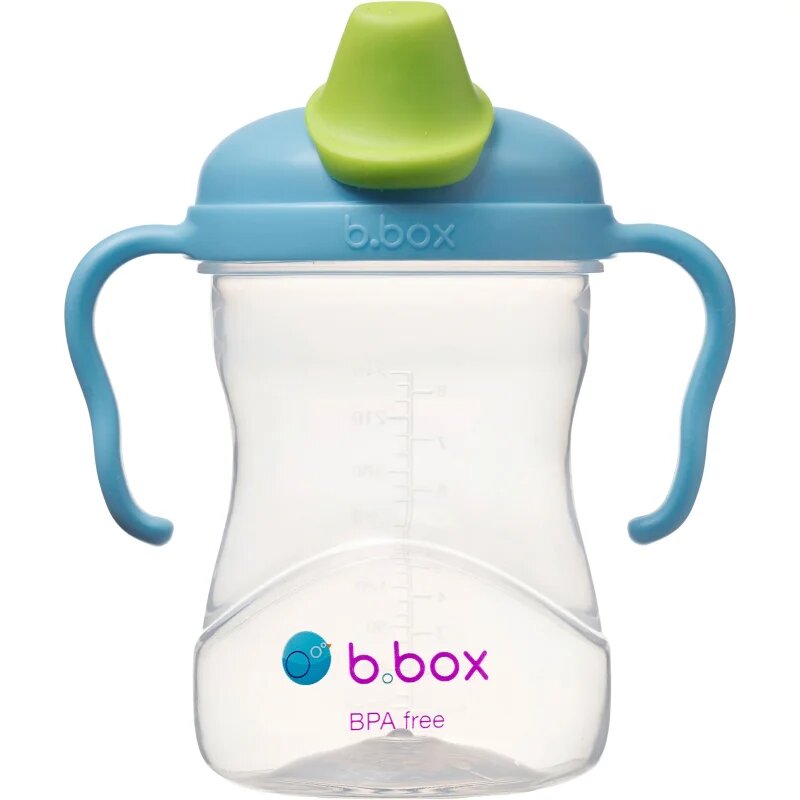 B.Box Spout Cup bögre fogantyúval Blueberry 4m+ 1 db