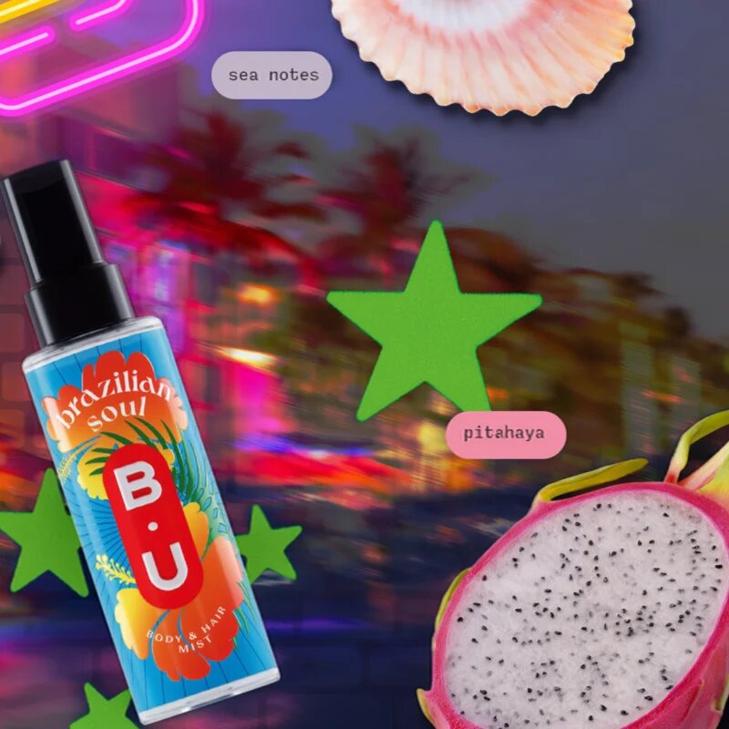 B.U. Brazilian Soul testápoló spray hölgyeknek 200 ml