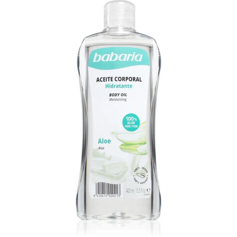 Babaria Aloe Vera hidratáló testápoló olaj aloe verával 400 ml