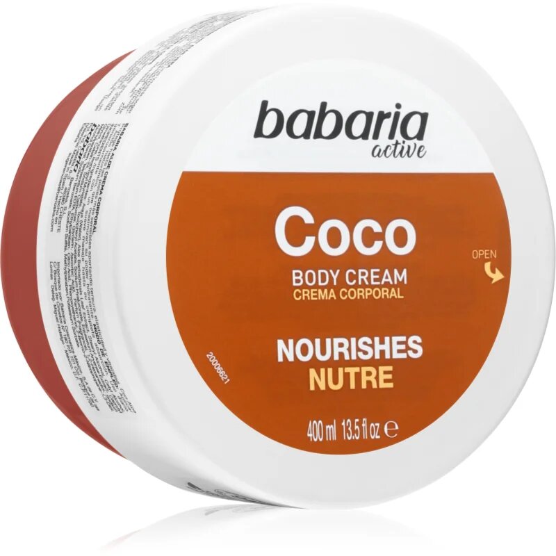Babaria Coconut testápoló krém a nagyon száraz bőrre 400 ml