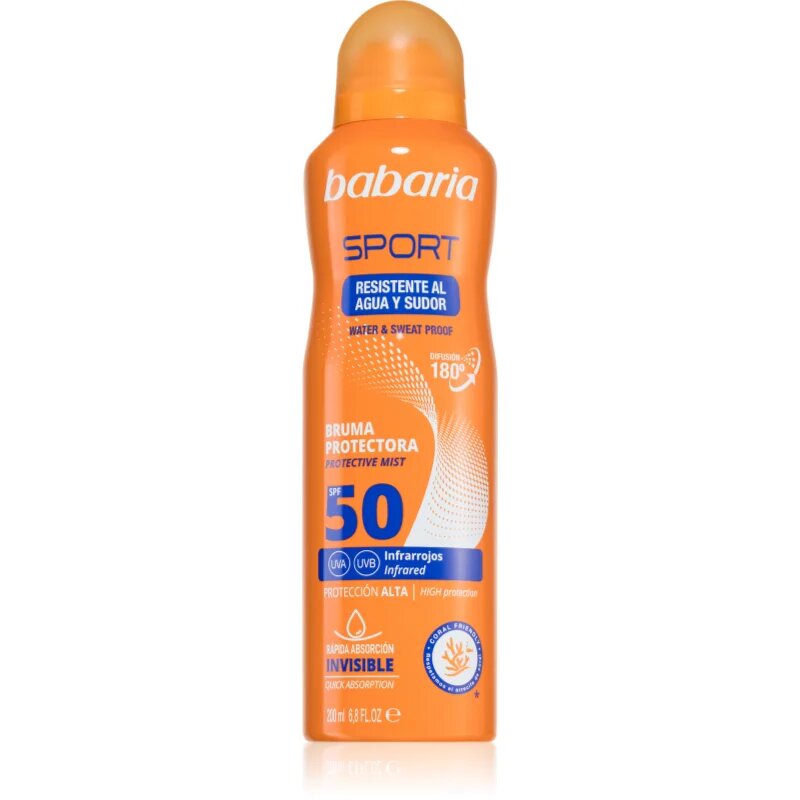 Babaria Sport napvédő spray SPF 50 200 ml