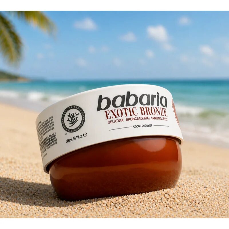 Babaria Tanning Jelly Exotic Bronze test gél az intenzív barnulásért 300 ml