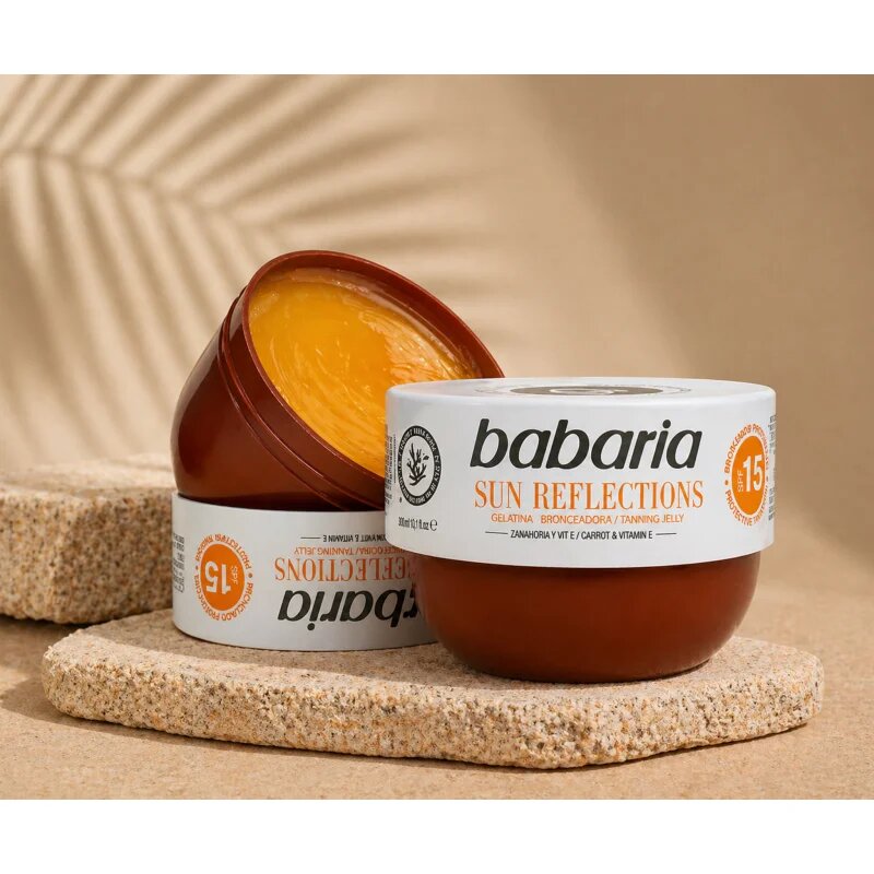 Babaria Tanning Jelly Sun Reflections védő gél SPF 15 300 ml