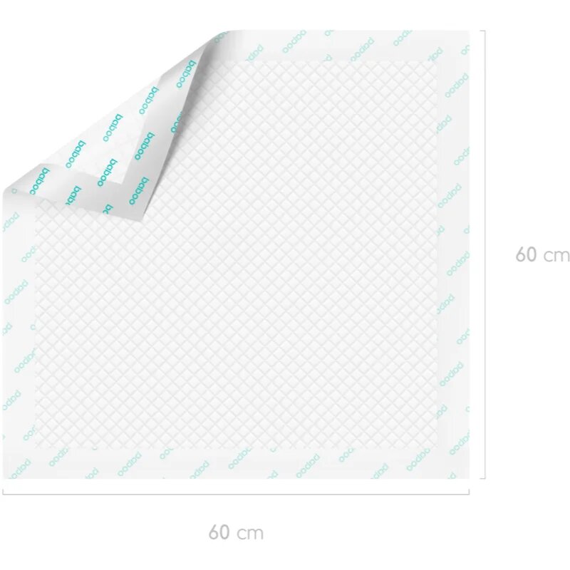 Baboo AirComfort Disposable Absorbing Changing Pads eldobható pelenkázó-alátétek 60x60 cm 20 db