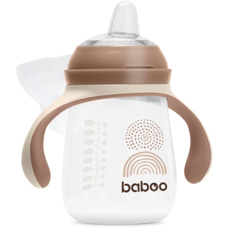 Baboo Cup with Silicone Spout bögre fogantyúval Au Naturale 6m+ 1 db