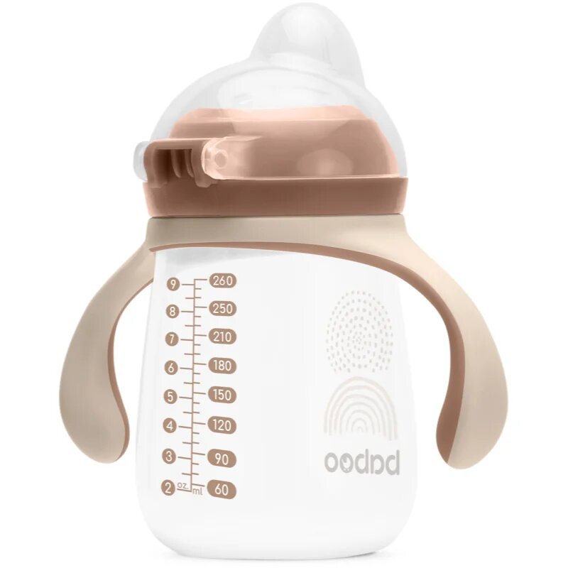 Baboo Cup with Silicone Spout bögre fogantyúval Au Naturale 6m+ 1 db