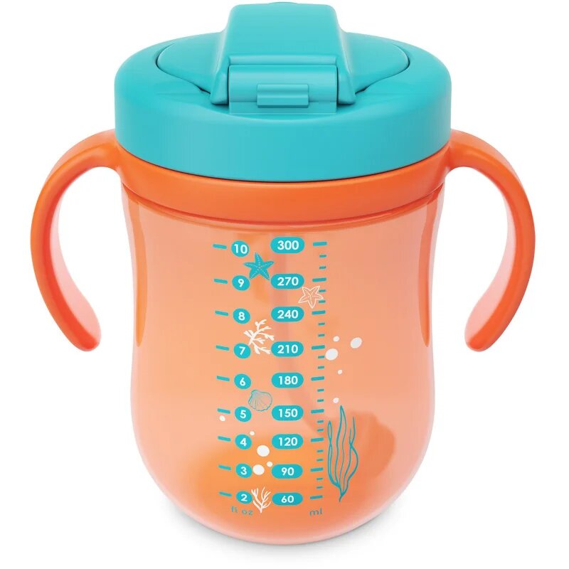 Baboo Cup with Silicone Straw and Gravity Ball bögre szívószállal Sea Life 9m+ 1 db