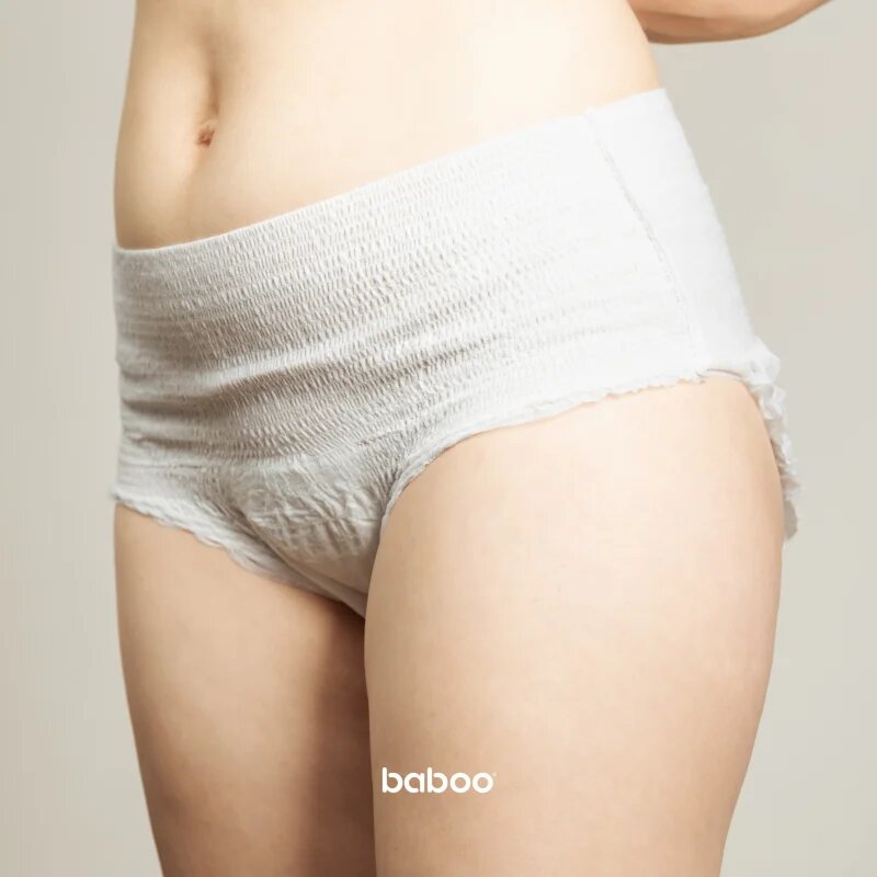 Baboo Disposable Absorbing Pants egyszer használatos nedvszívó alsónemű XL méret 5 db