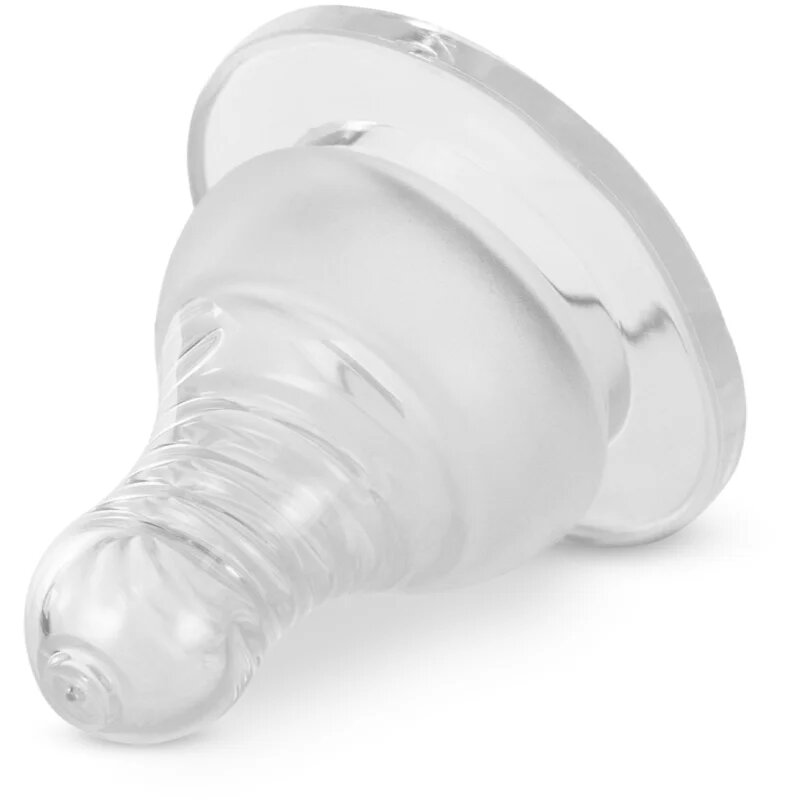 Baboo Liquid Silicone Teat Fast Flow etetőcumi Narrow Neck 6m+ 2 db
