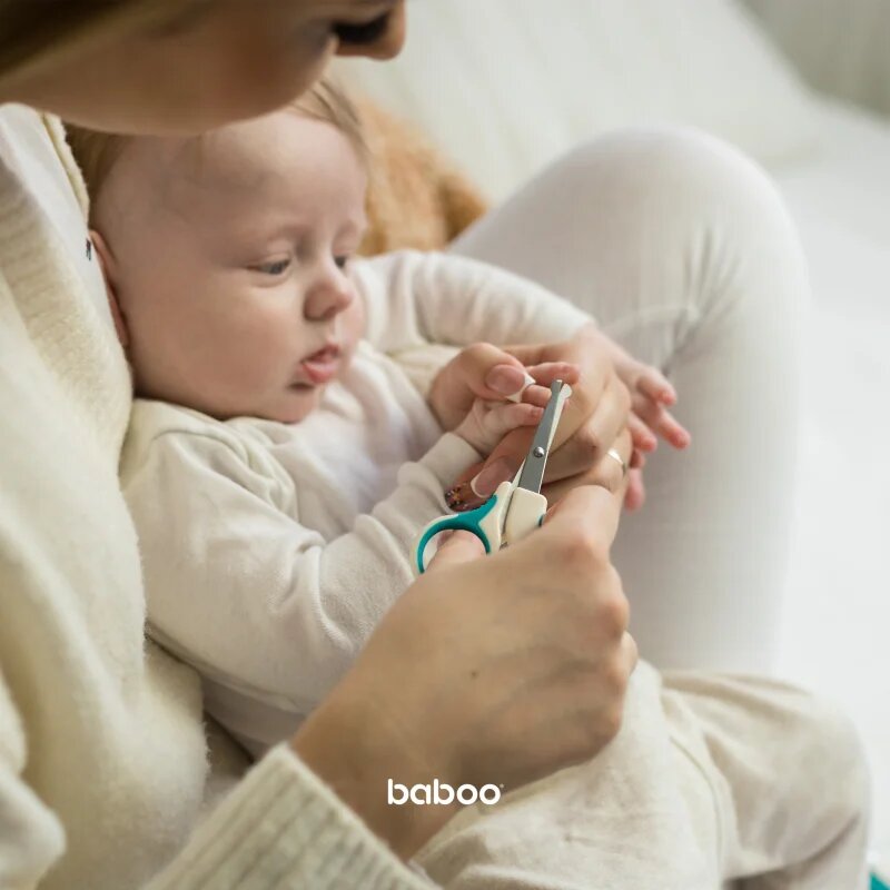 Baboo Nail Care Set manikűröző szett gyermekeknek születéstől kezdődően 0m+ 2 db