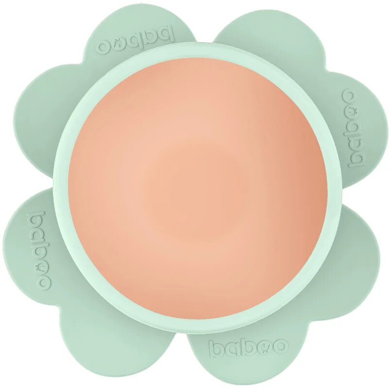 Baboo Silicone Bowl szilikon tálka tapadókoronggal Peachy Keen 6m+ 1 db