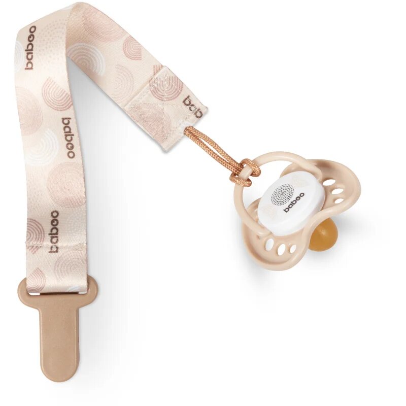 Baboo Textile Soother Holder cumitartó csipesz Au Naturale 1 db