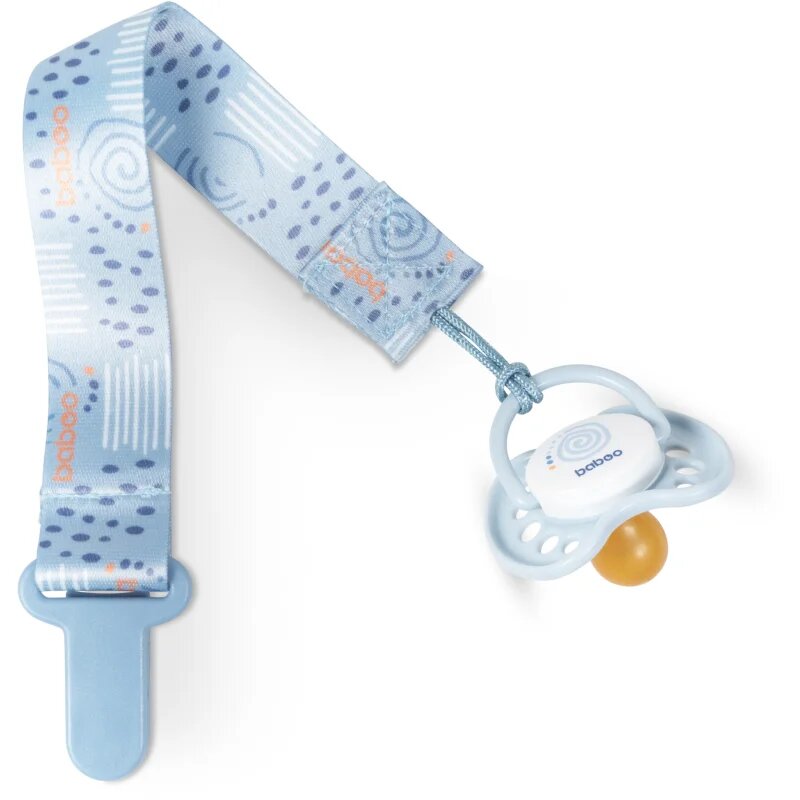 Baboo Textile Soother Holder cumitartó csipesz Blue Haze 1 db