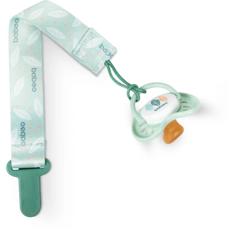 Baboo Textile Soother Holder cumitartó csipesz Peachy Keen 1 db