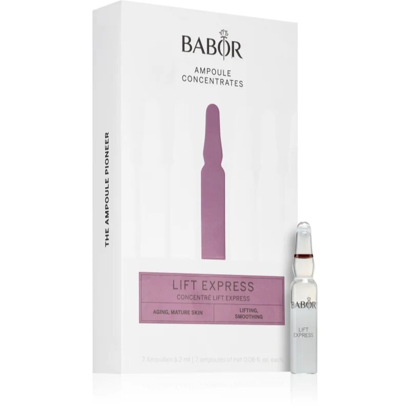 BABOR Ampoule Concentrates Lift Express ampullák a bőr öregedése ellen és a bőr feszesítéséért 7x2 ml
