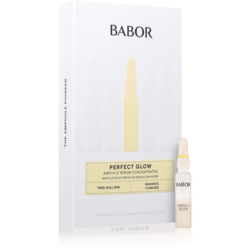 BABOR Ampoule Concentrates Perfect Glow koncentrált szérum élénk és hidratált bőr 7x2 ml
