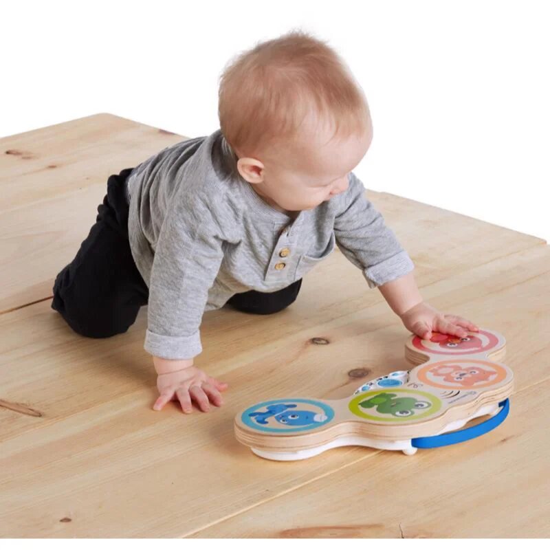 Baby Einstein Magic Touch Drums Wooden zenélő játék fából készült 6m+ 1 db