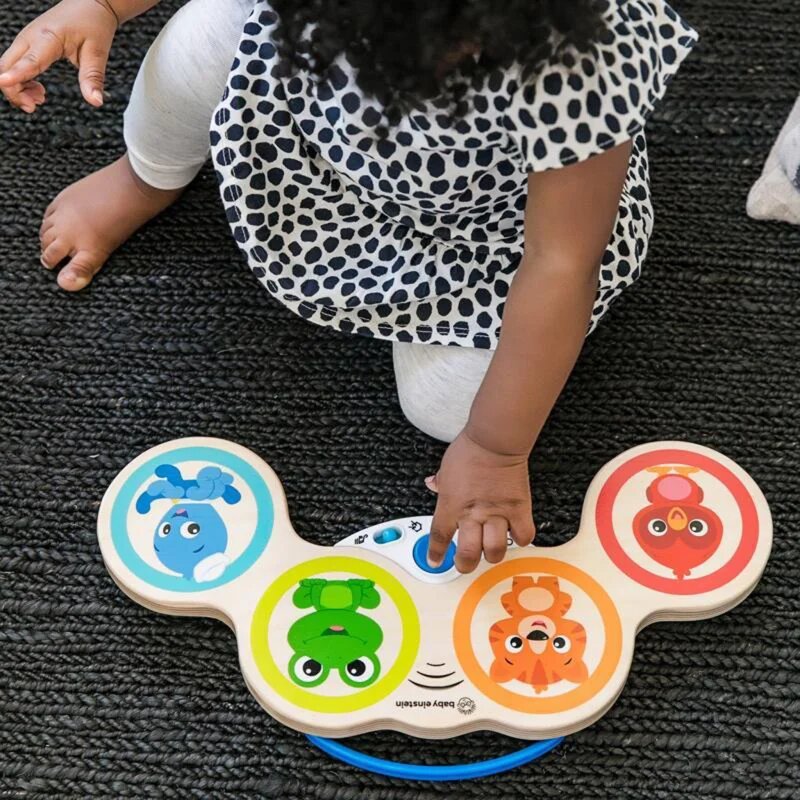 Baby Einstein Magic Touch Drums Wooden zenélő játék fából készült 6m+ 1 db