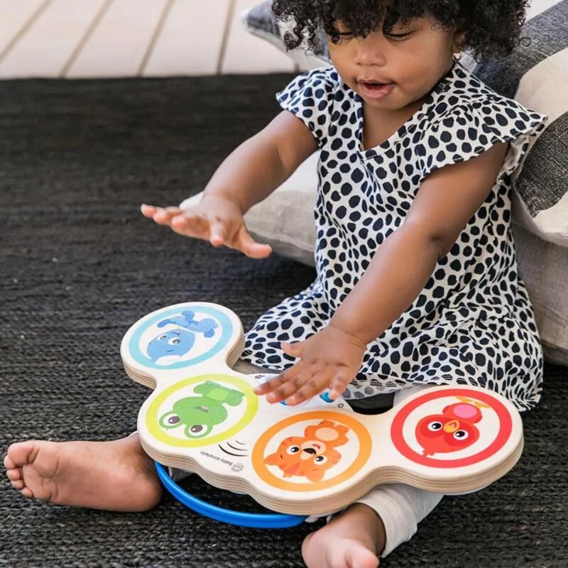 Baby Einstein Magic Touch Drums Wooden zenélő játék fából készült 6m+ 1 db