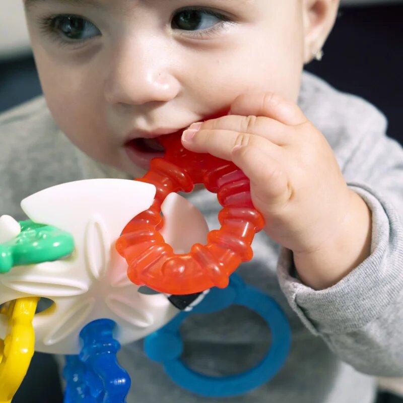 Baby Einstein Ocean Explorers Sea of Sensory Teether Toy rágóka 3 m+ 1 db
