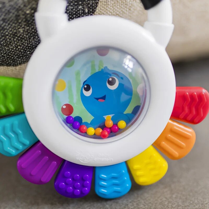 Baby Einstein Outstanding Opus Rattle & Teether Sensory Toy rágóka csörgővel 1 db