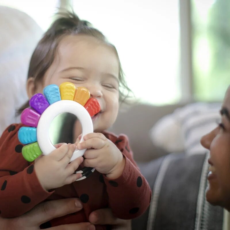 Baby Einstein Outstanding Opus Rattle & Teether Sensory Toy rágóka csörgővel 1 db