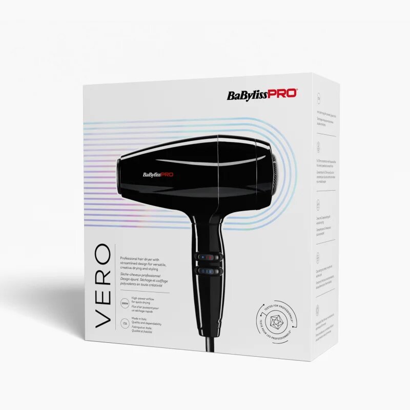BaByliss PRO Ionic AC dryer 2000W hajszárító 1 db