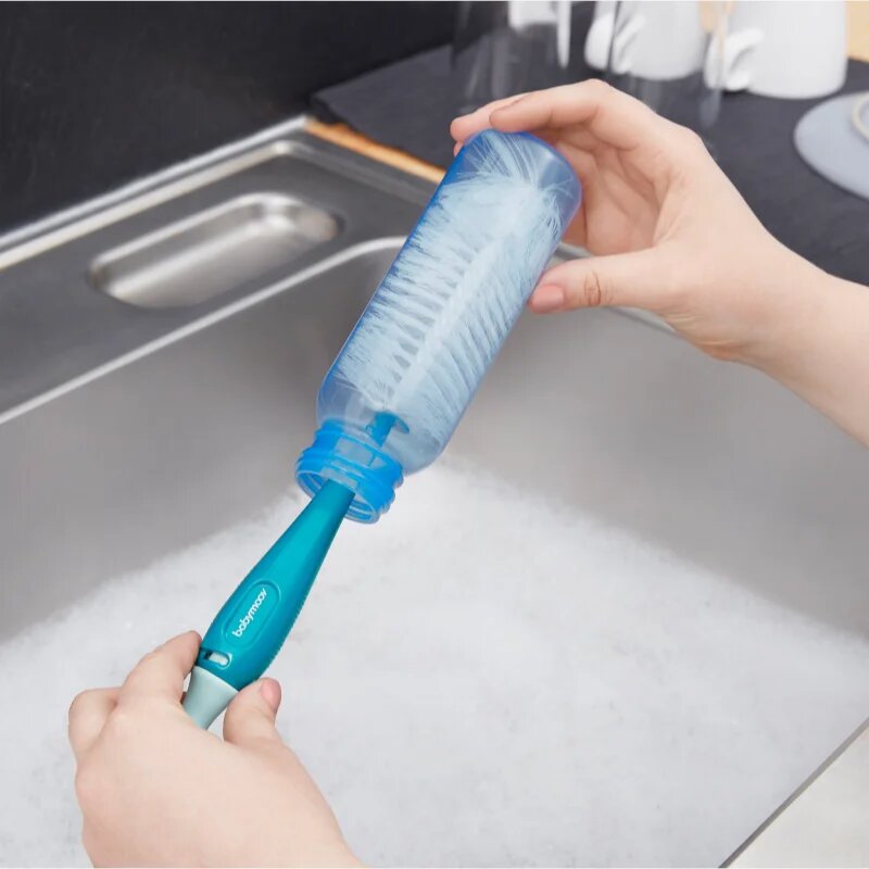 Babymoov Baby Bottle Brush 2 in 1 tisztítókefe 2 az 1-ben 1 db
