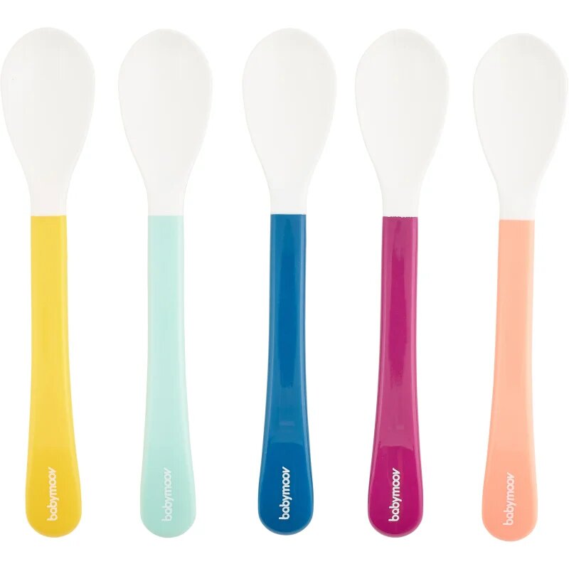 Babymoov Spoons Multicolor kiskanál 8m+ Multicolor 5 db