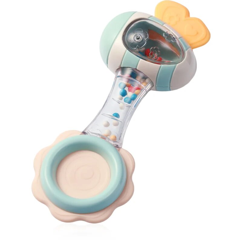 BabyOno Rattle With Teether 3m+ rágóka csörgővel Bee 1 db