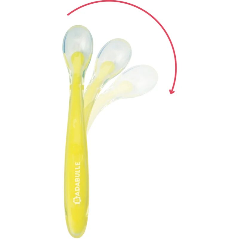 Badabulle Silicone Spoons kiskanál 3 m+ 2 db
