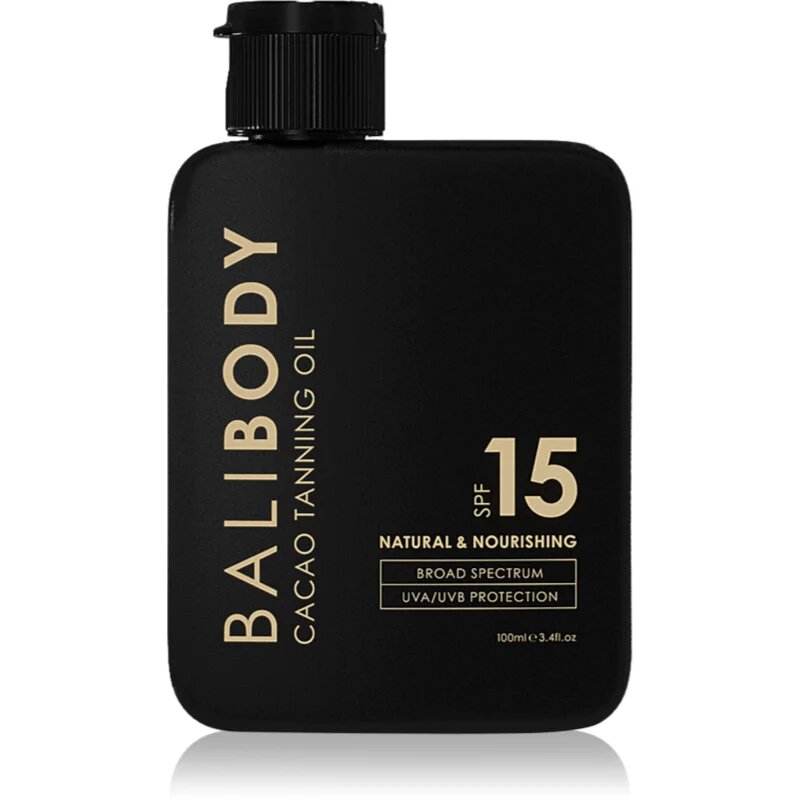 Bali Body Cacao Tanning Oil napolaj SPF 15 100 ml