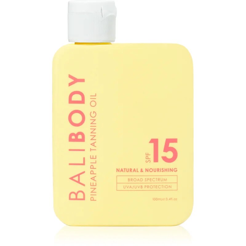 Bali Body Pineapple Tanning Oil napolaj SPF 15 100 ml