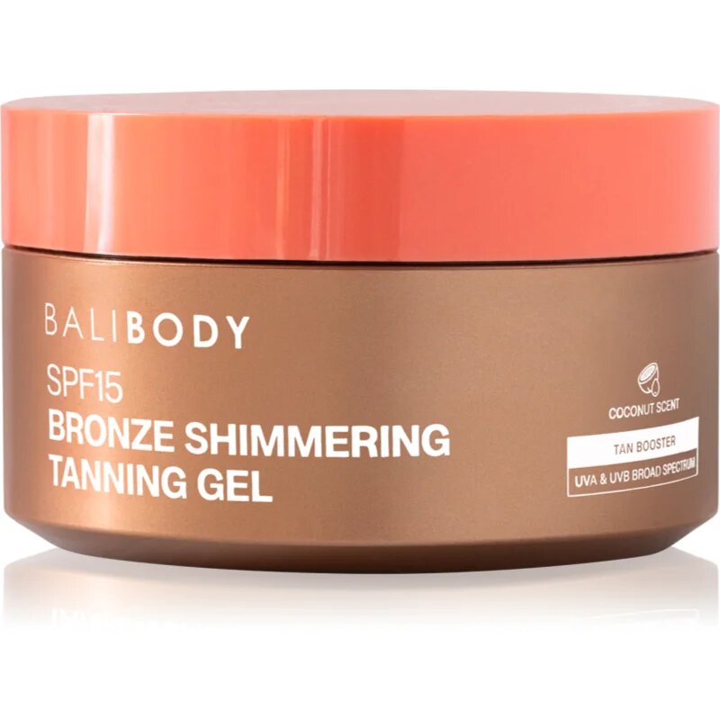 Bali Body Shimmering Tanning Gel napozógél SPF 15 150 g