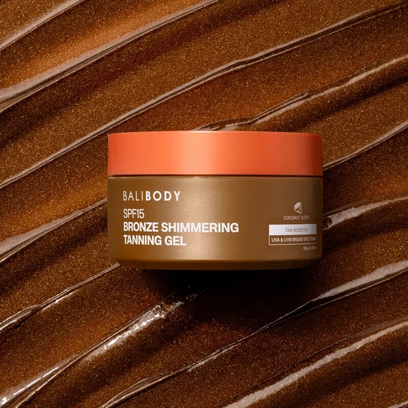 Bali Body Shimmering Tanning Gel napozógél SPF 15 150 g