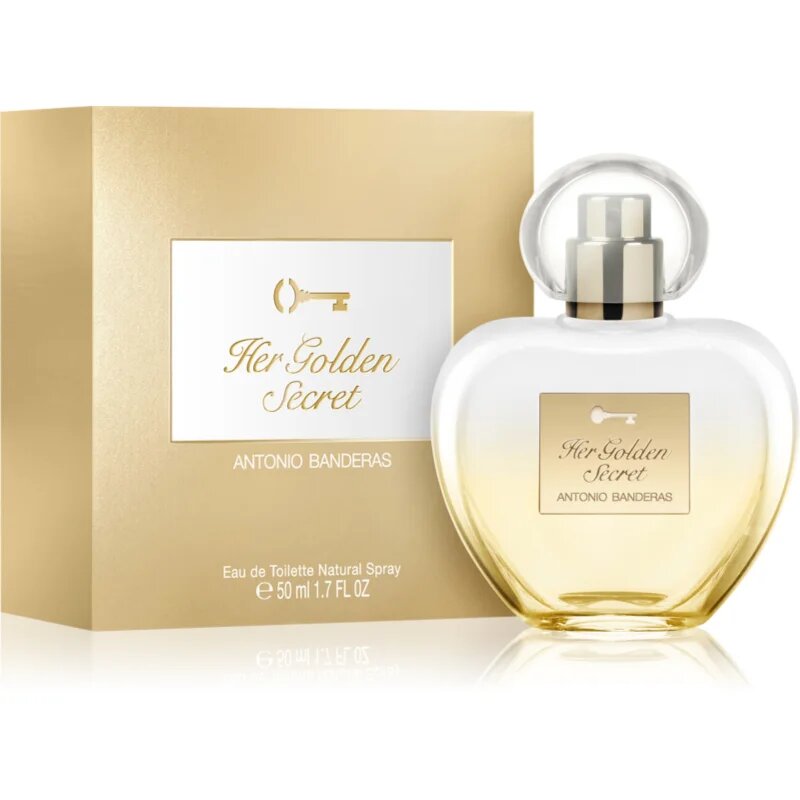 Banderas Her Golden Secret Eau de Toilette hölgyeknek 50 ml