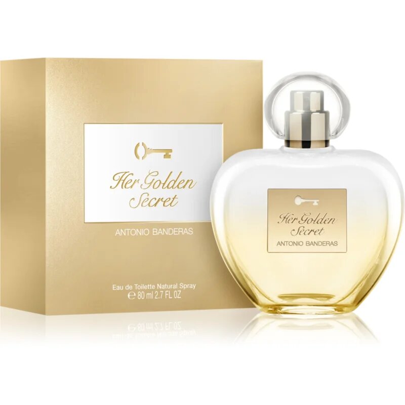 Banderas Her Golden Secret Eau de Toilette hölgyeknek 80 ml