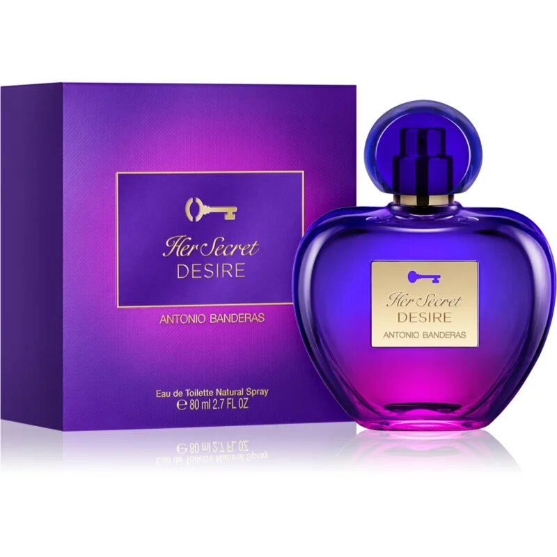 Banderas Her Secret Desire Eau de Toilette hölgyeknek 80 ml