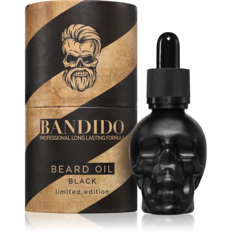 BANDIDO Beard Oil szakáll olaj árnyalat Black 40 ml