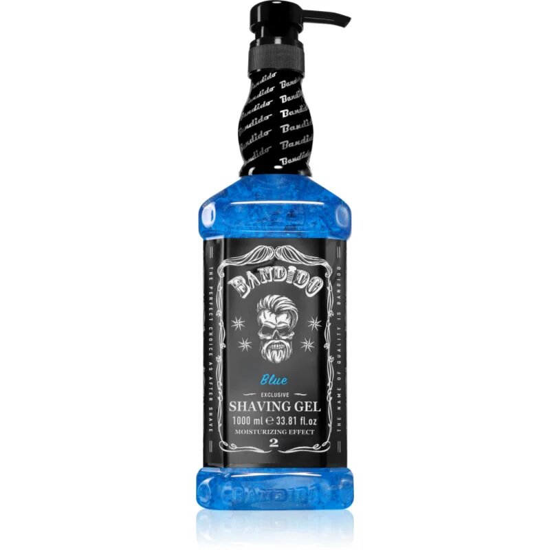 BANDIDO Shaving Gel borotválkozó gél árnyalat Blue 1000 ml